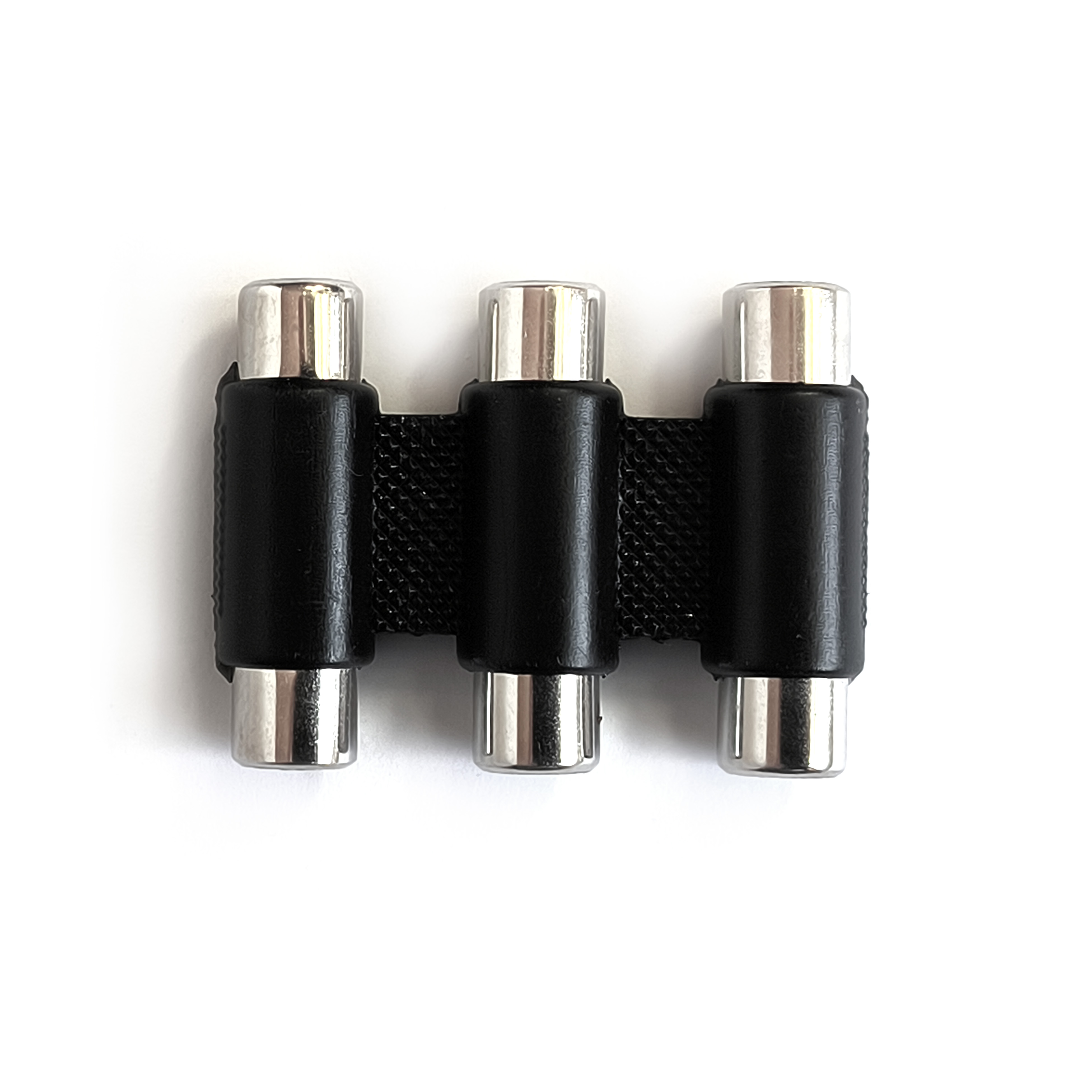 Adattatore Audio RCA 3x Ingresso/Uscita | SC-HARDWARE, Nero, Splitter 3 Vie Per Chinch